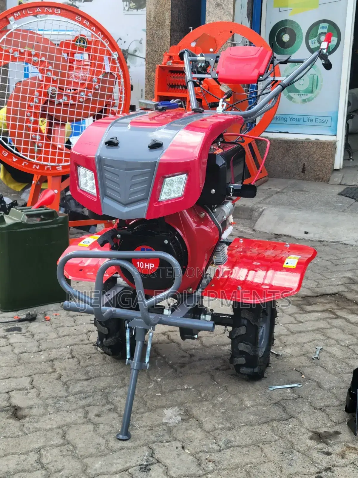 Jd-1000d - 10hp Diesel Power Tiller