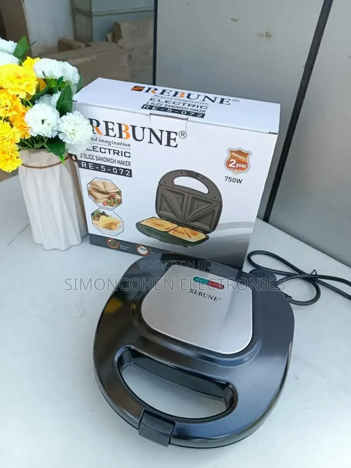 Rebune 2 Slice Sandwich Maker