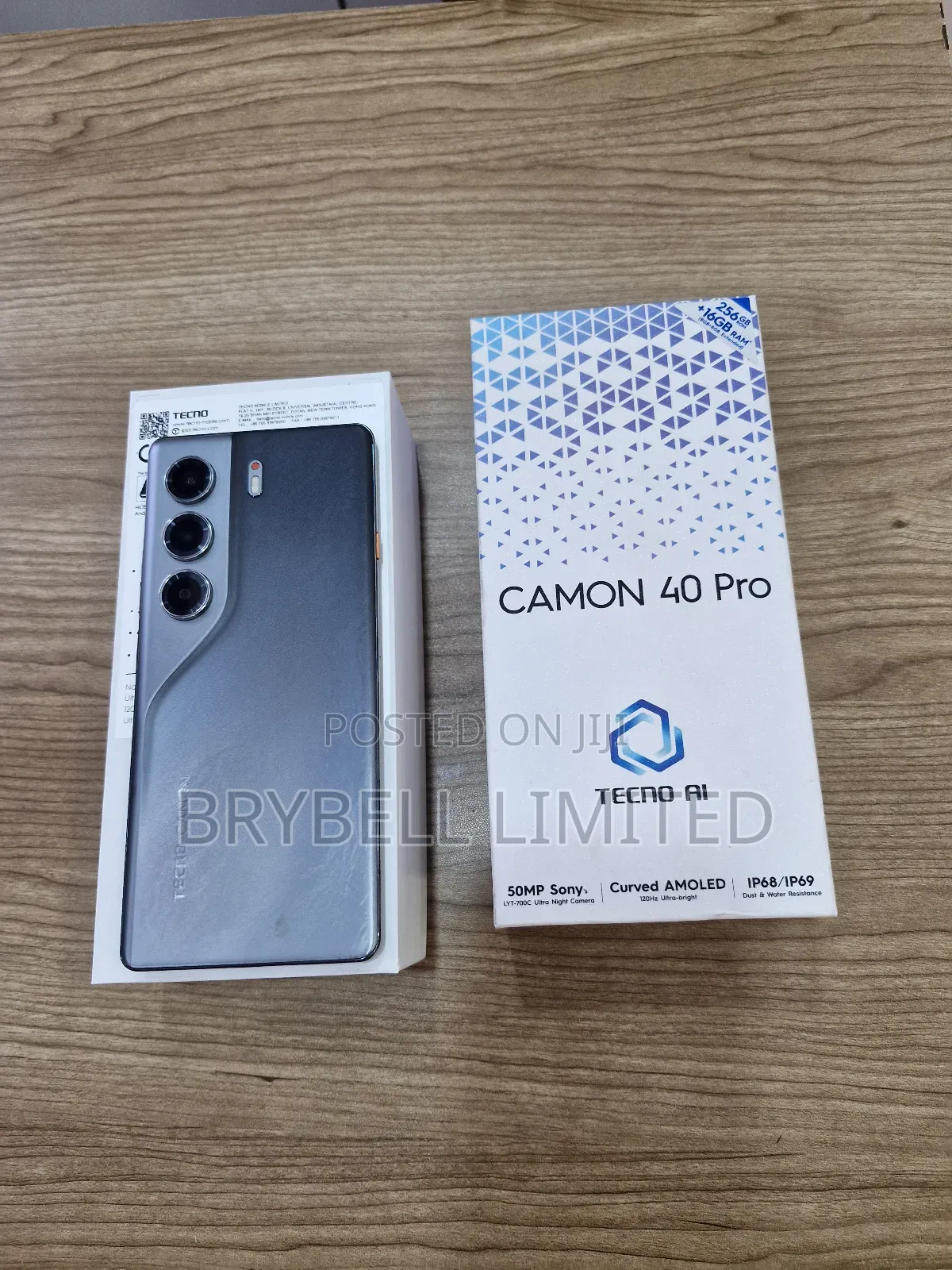 Tecno Camon 40 Pro 256 GB Black