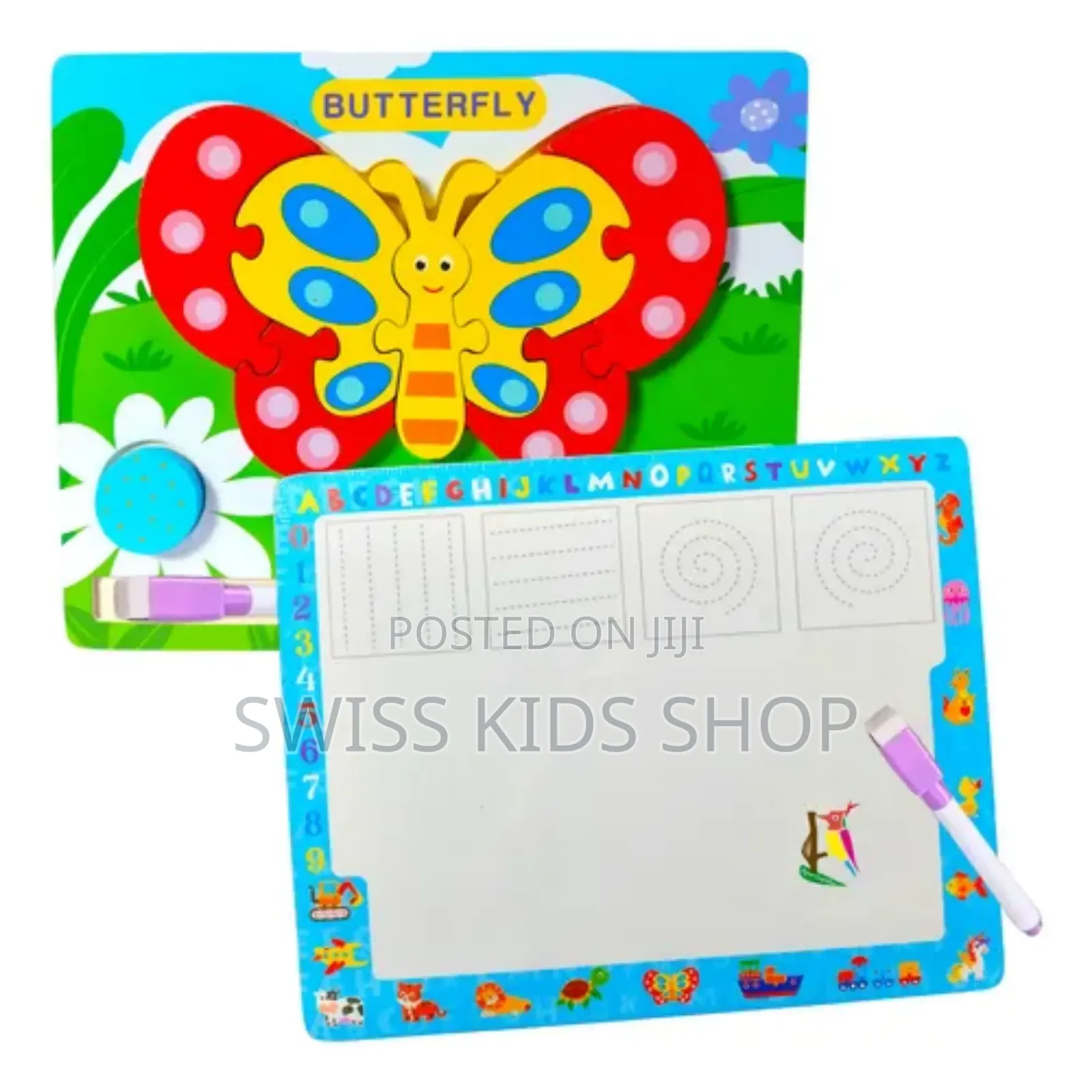 Kids Jigsaw Puzzles With Writing Board