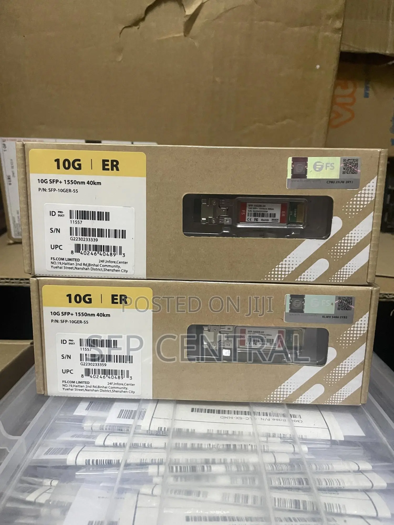 Fs SFP-10g-Er Sfp+ 1550nm 40km for Cisco/Microtik/D-Link/Huawei