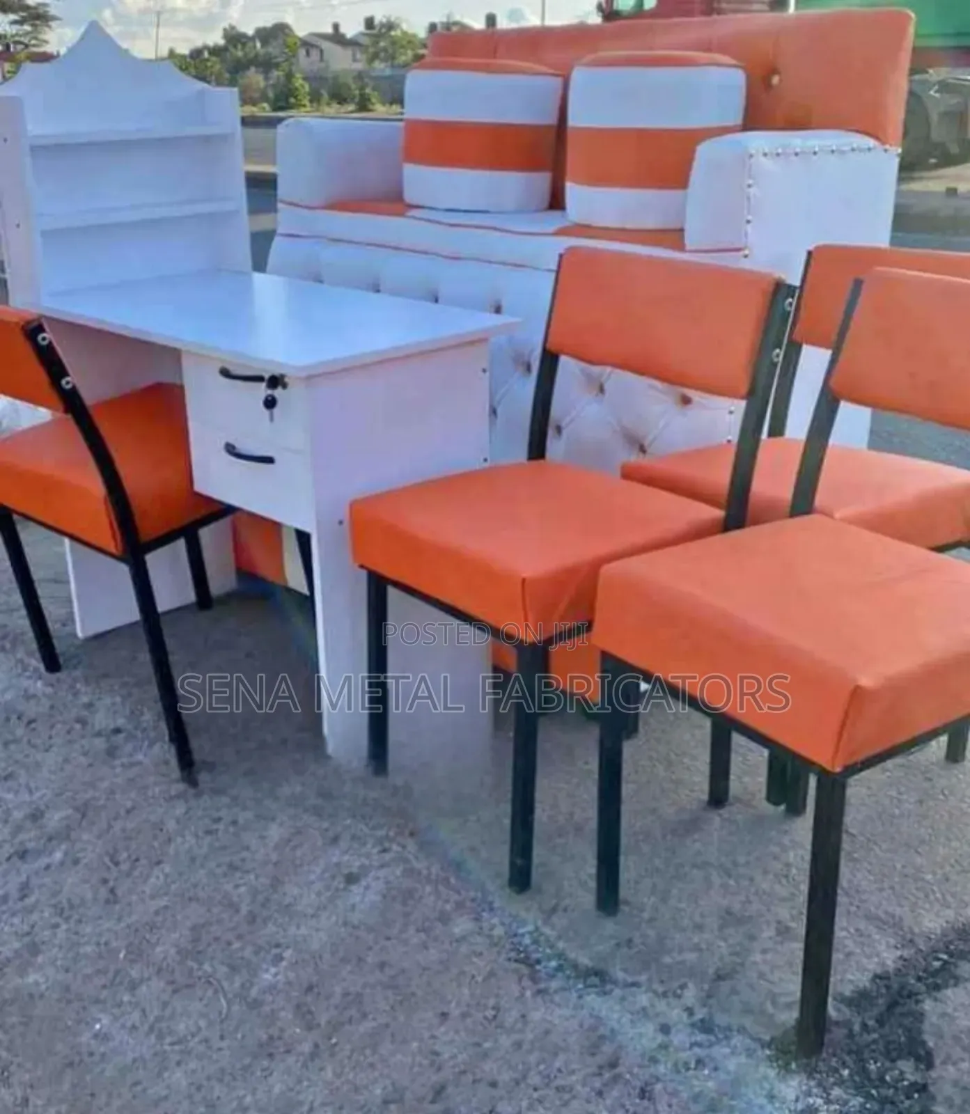Orange Manicure Set 9 Pcs.