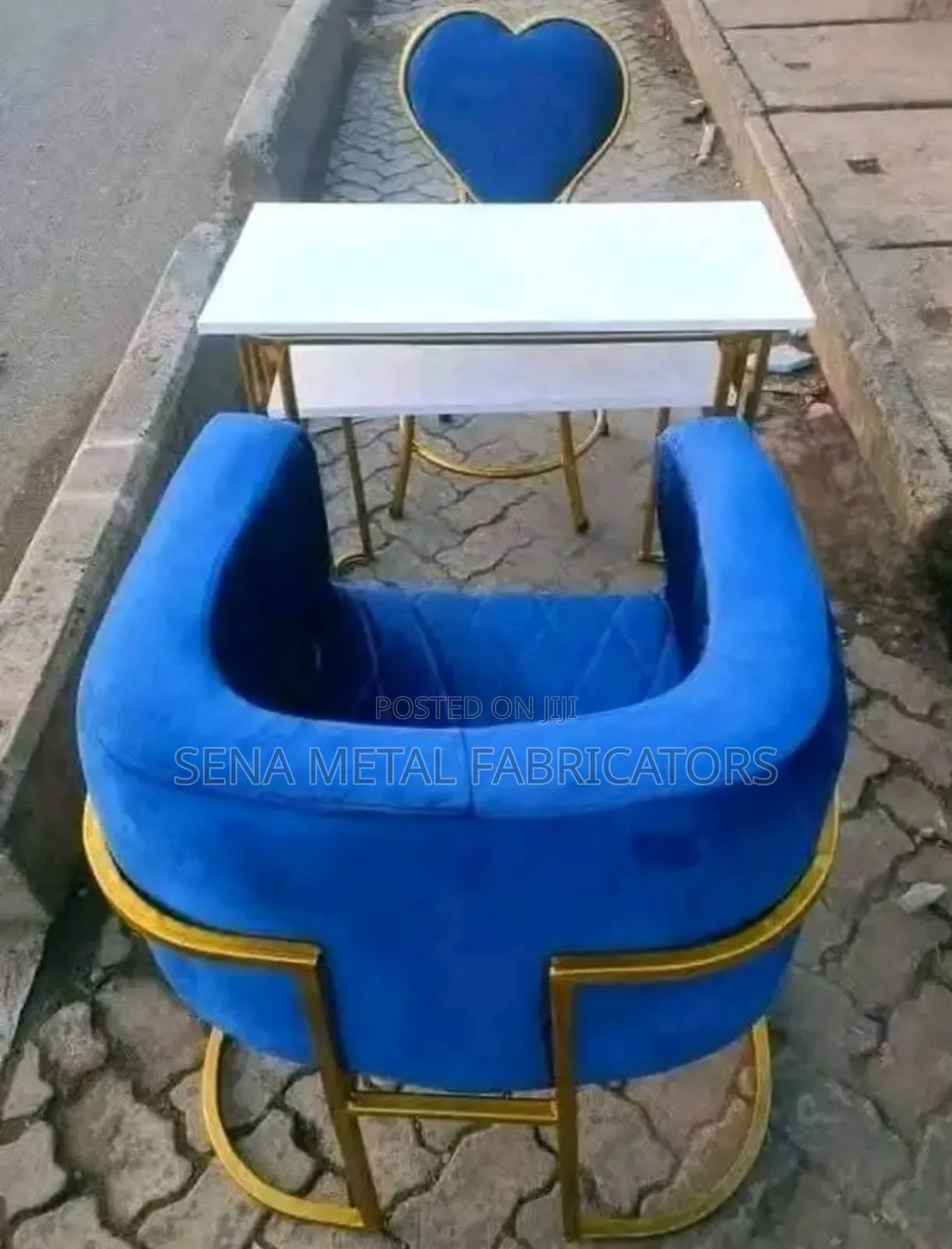 Beauty, Spa Salon Set. Table With 2 Chairs.