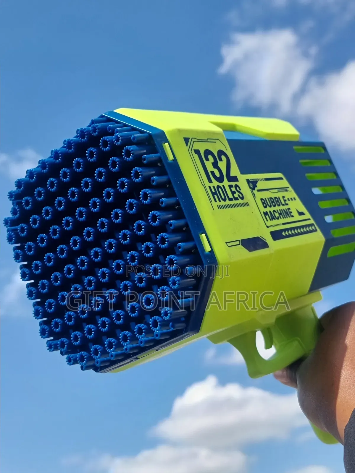 132 Holes Rechargeable Bubbles Machine