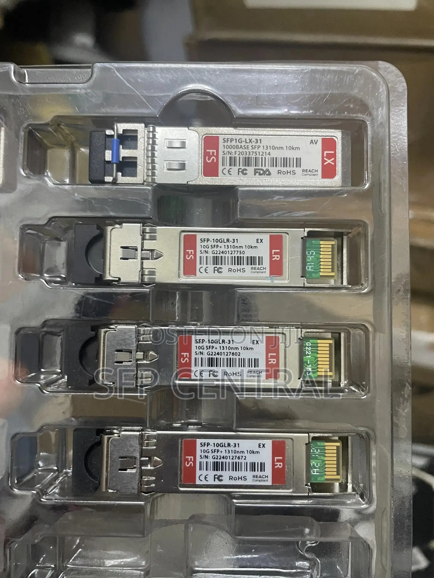 Fs SFP-10g-LRM Compatible 10gbase-LRM Sfp+ 1310nm 220m Dom