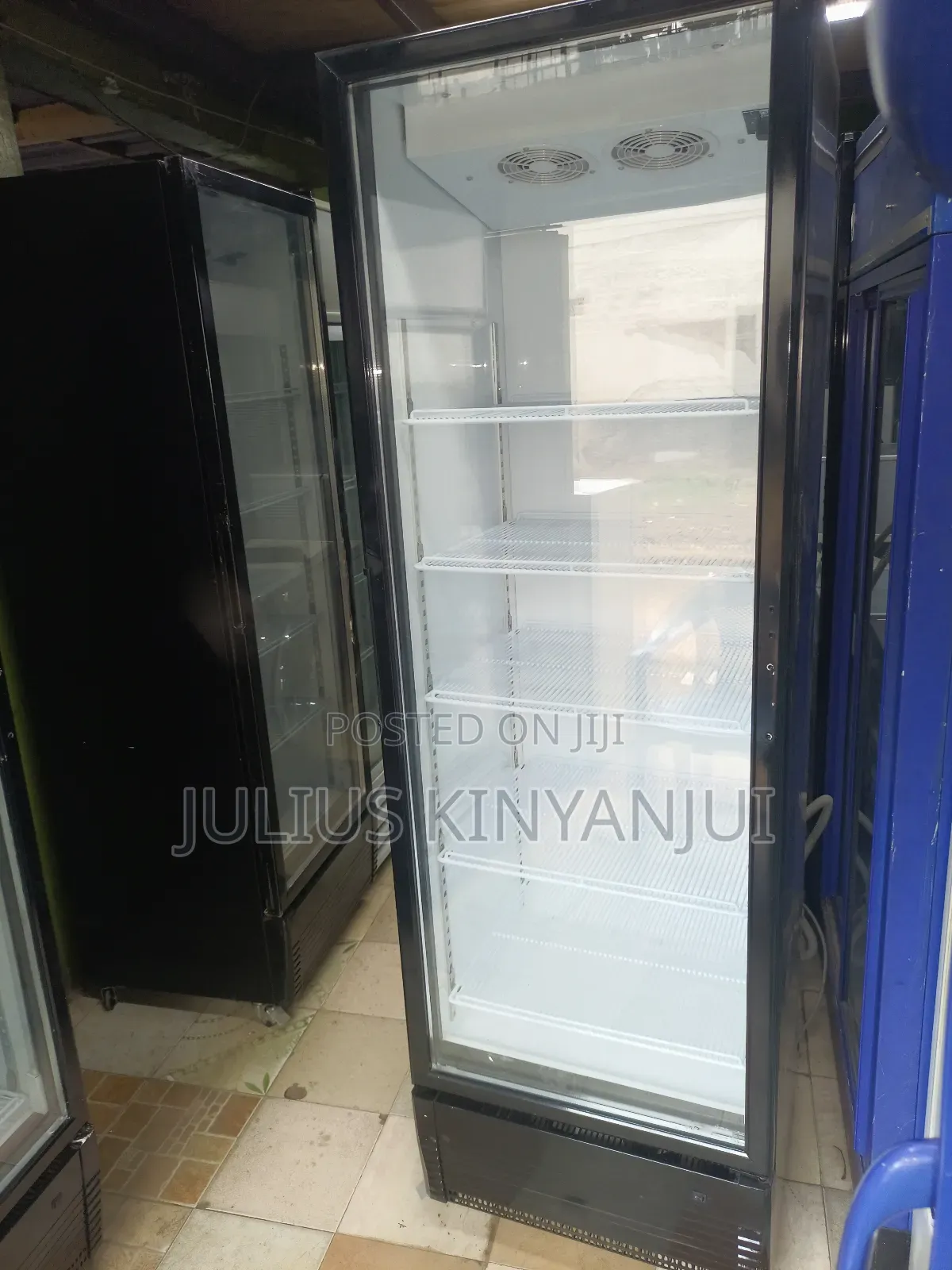 Vertical Cold Drink Display Refrigerator