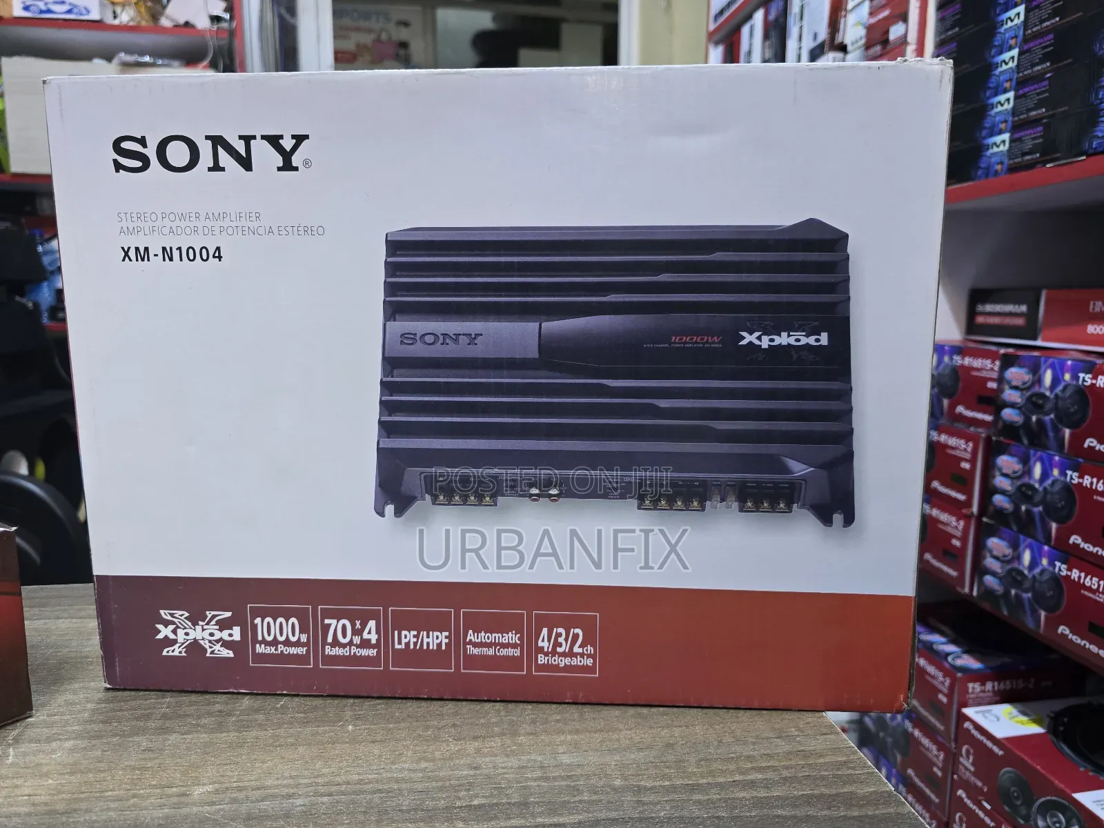 Sony 1000watts Xm-N1004 4 Channel Bridgeable Amplifier