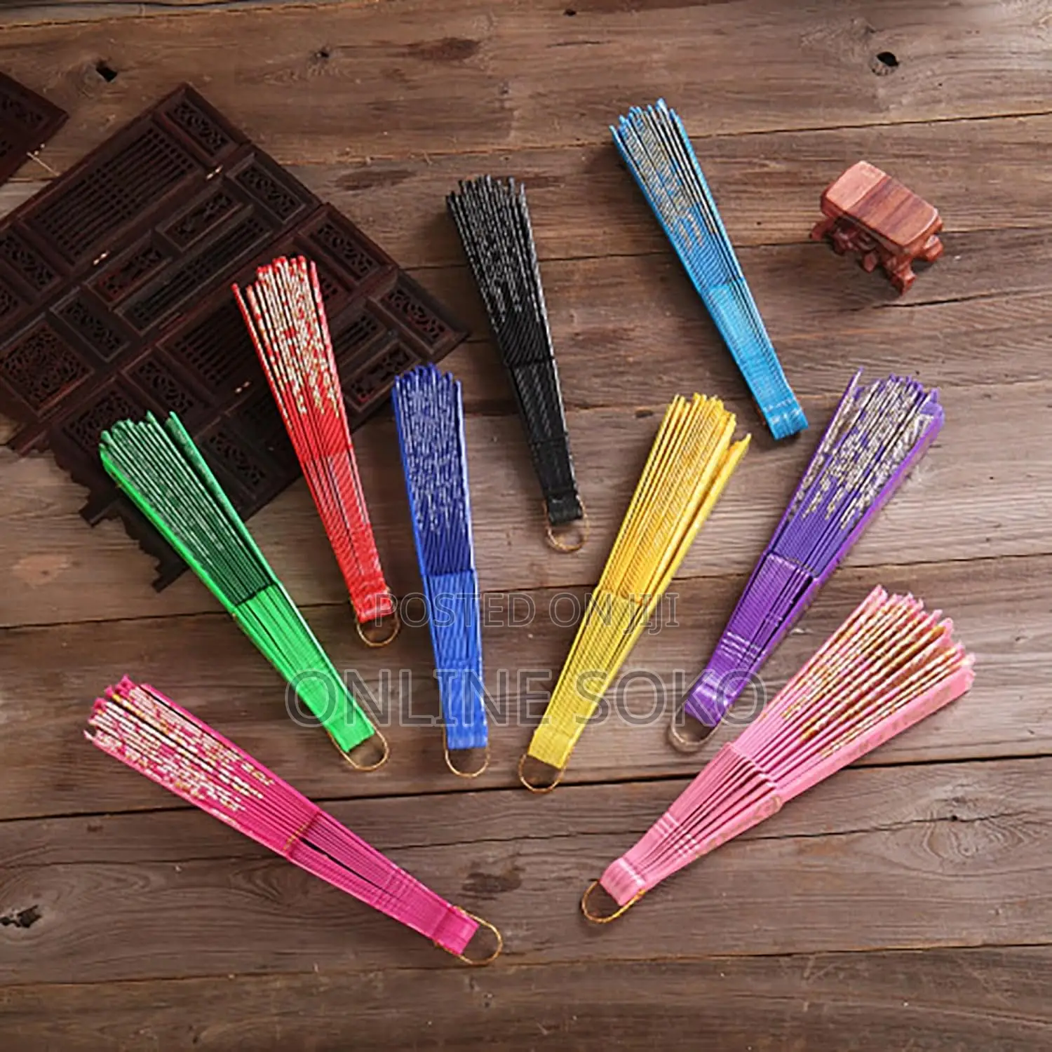 Ladies Japanese/Chinese Style Vintage Handheld Foldable Fans