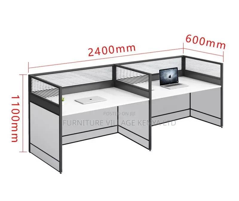 Workstation:Two Way Office Modular Workstation -Straight