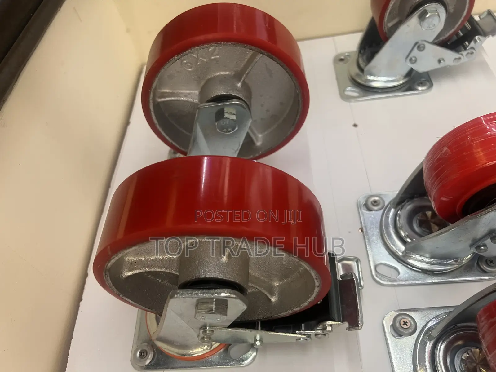Heavy Duty Industrial Caster Wheels 6 Inch With Brake