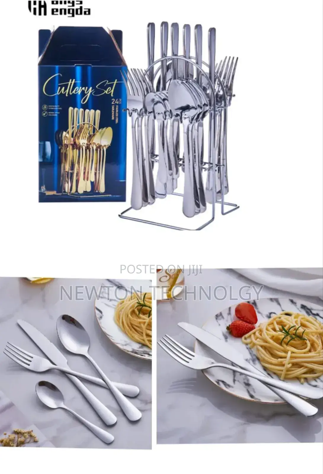 24pcs Heavy Duty Quality Cutlery