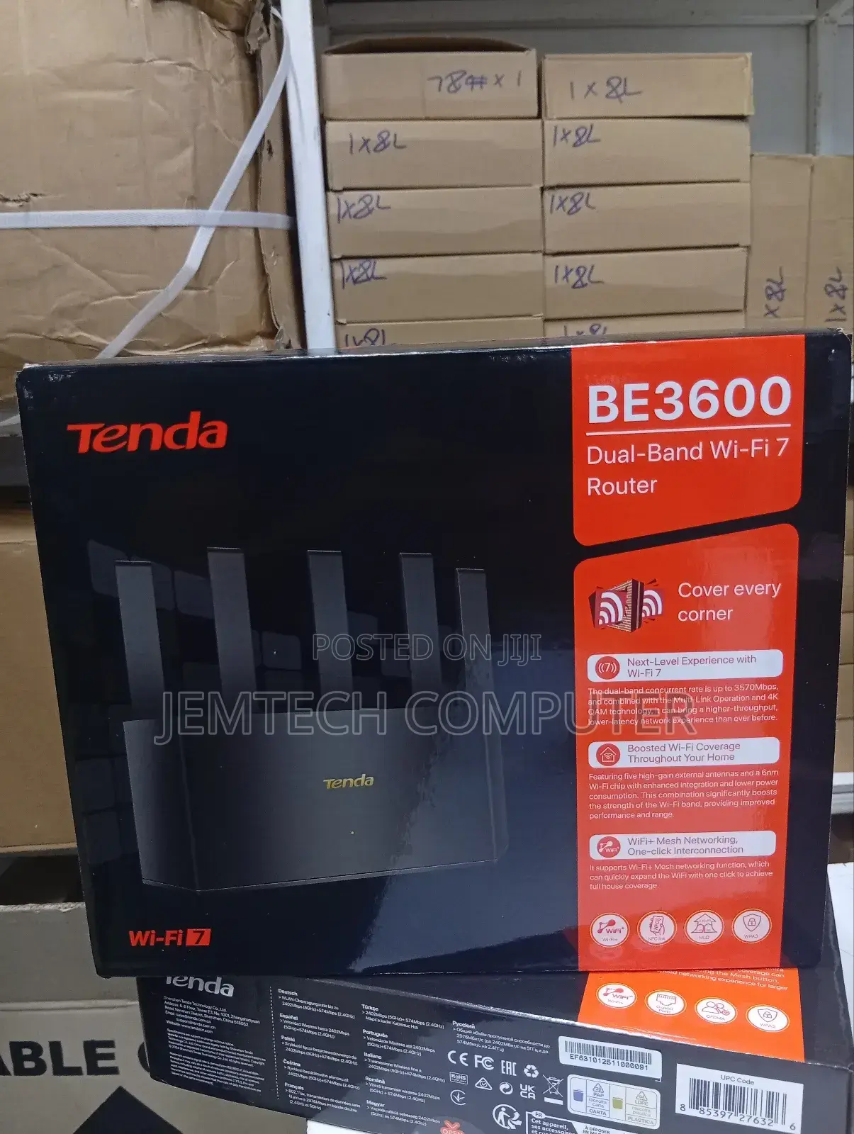 Tenda Wifi 7 Be3600 Dual Band Router