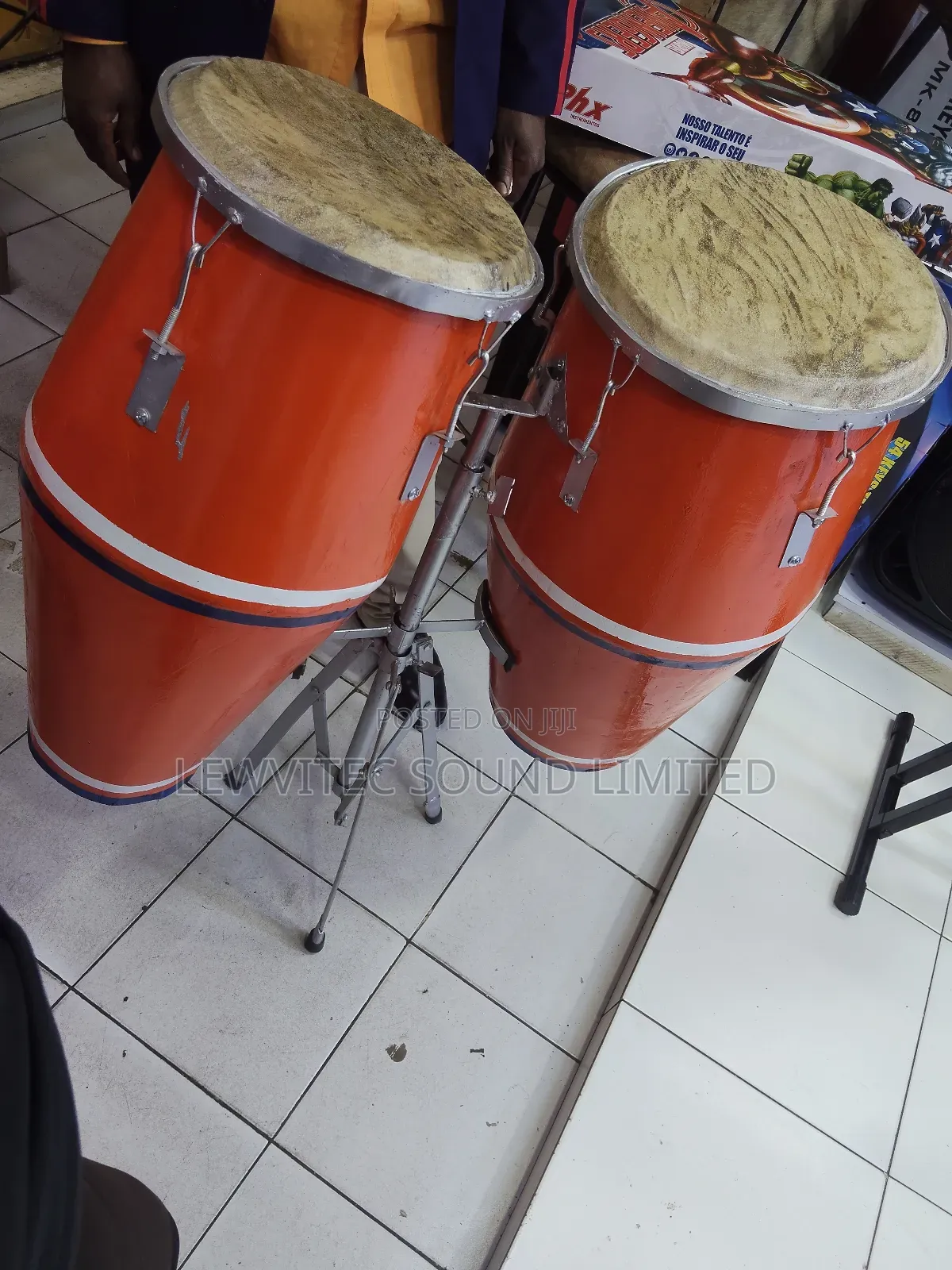 Orange Conga Drums