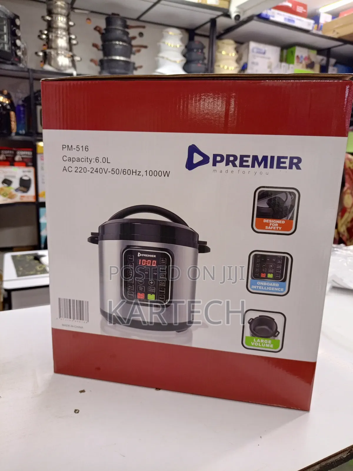 Premier 6 Litres 1000watts Electric Pressure Cooker