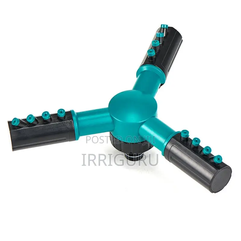 Rotary Lawn Sprinkler With Ground Nail