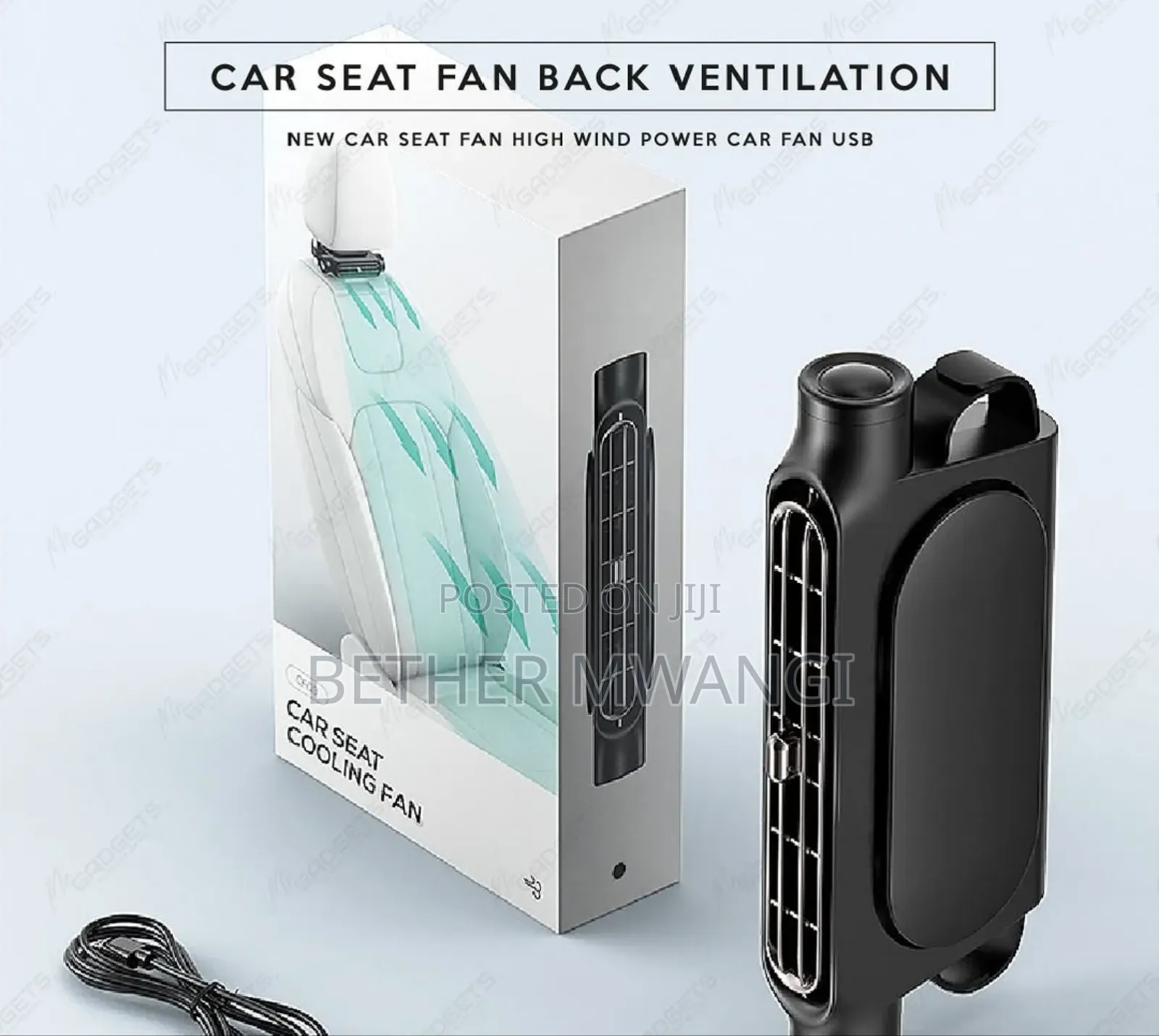 Car Seat Cooling Fan With Usb in Kenya