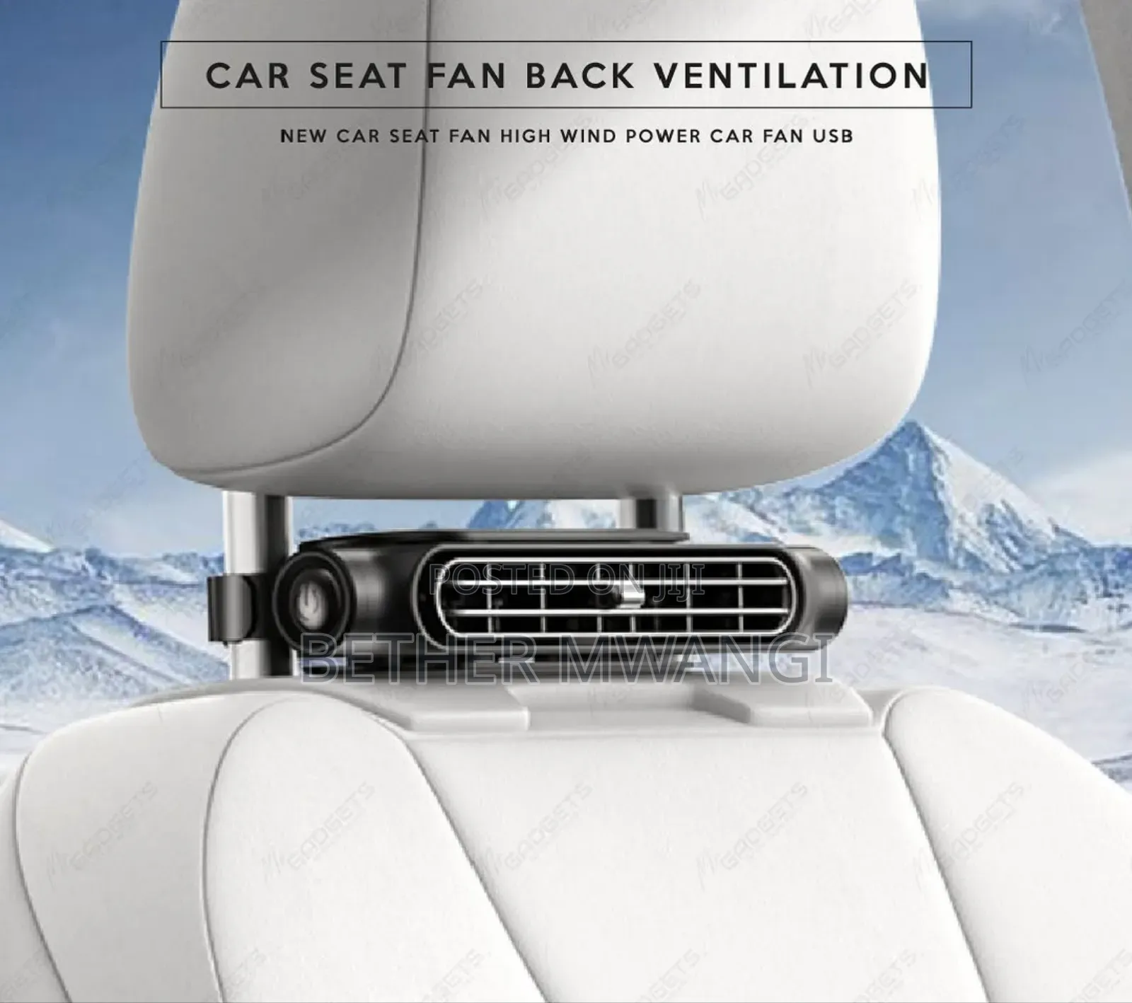 Car Seat Cooling Fan With Usb in Kenya