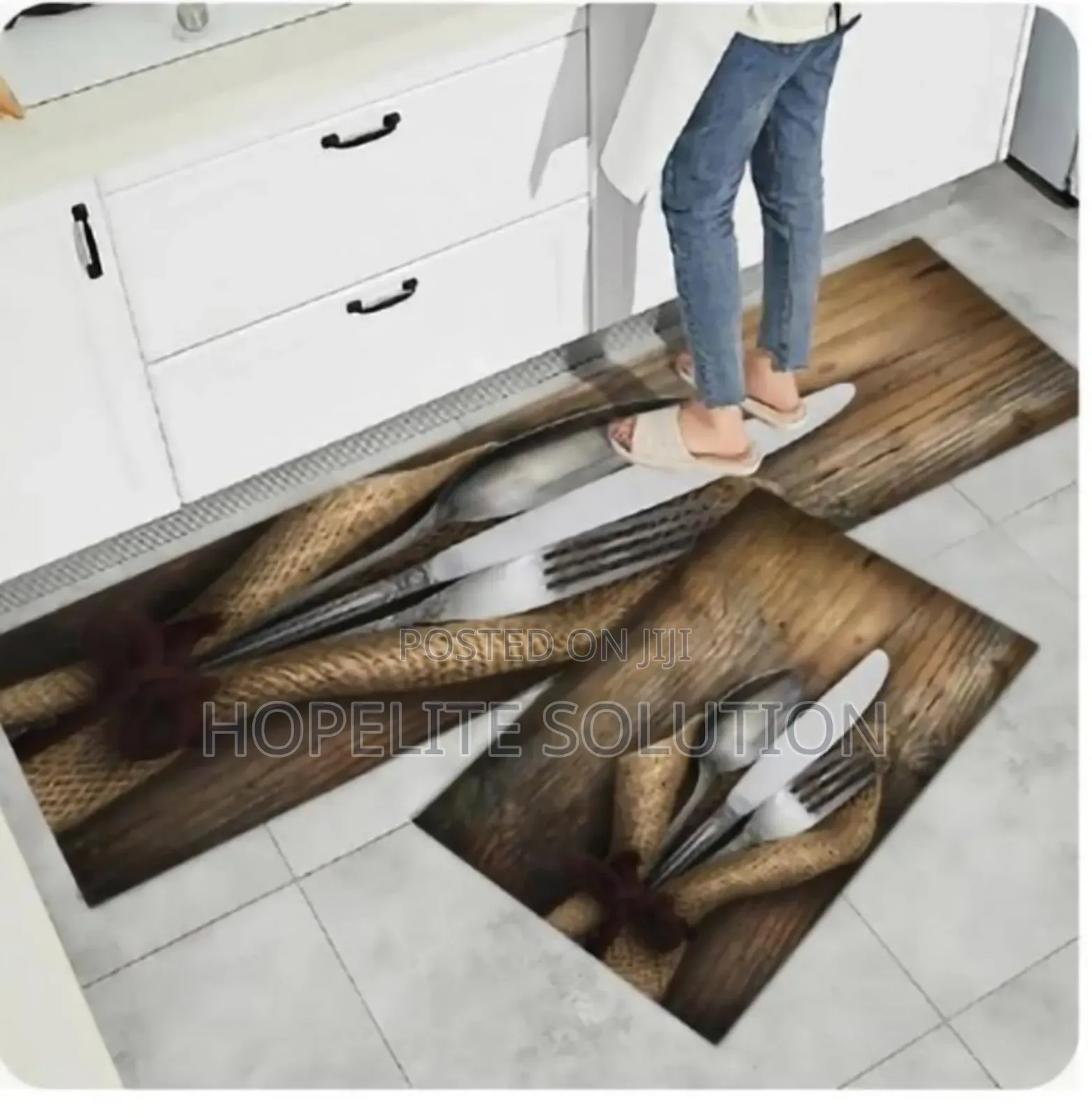 Strong Grip Rubber Kitchen Mat