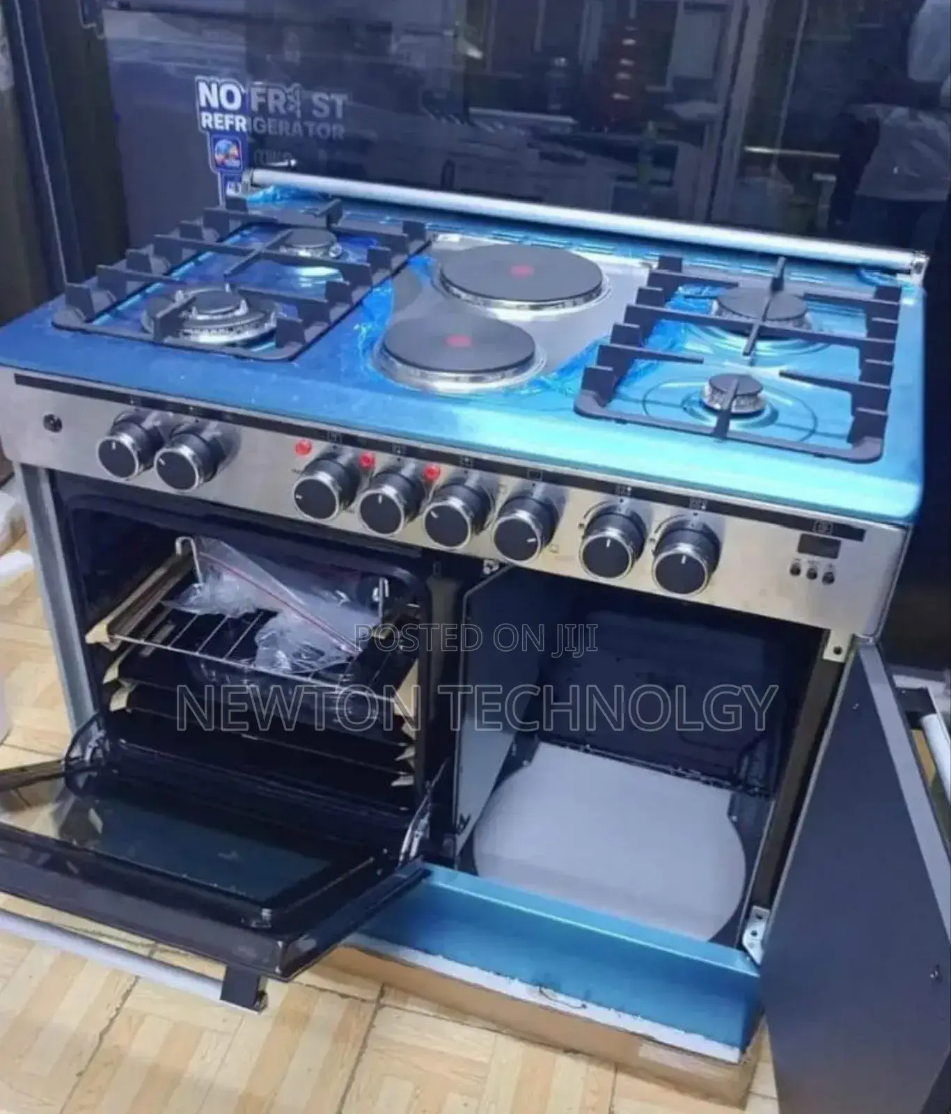 60*90 Haier 4+2 Standing Cooker With Gas Compartment