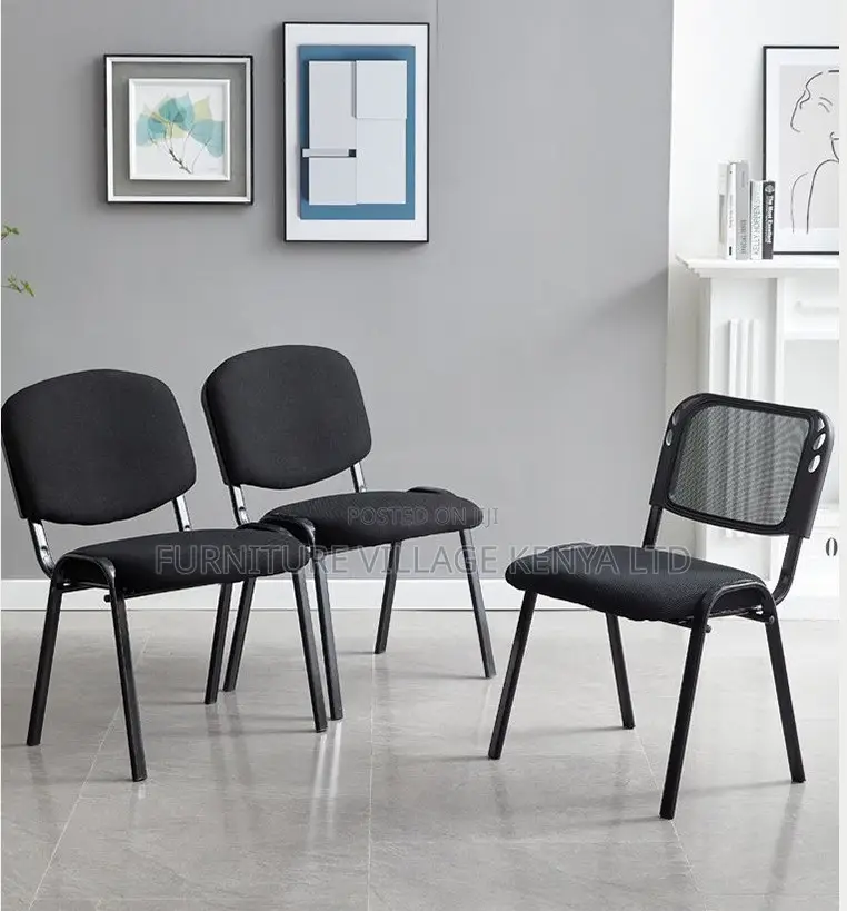 Office Chair: Simple Tosca Meeting Room Seat -Steel Frame
