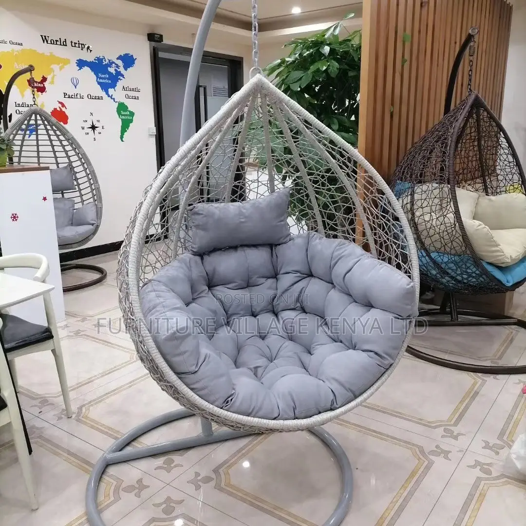 Hanging Chair:Hammock Out/Indoor Swing Chair -Steel Frame