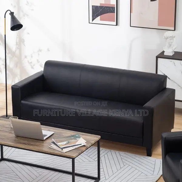 Office Sofa:5-Seater Leather Flexible Office Sofa Set