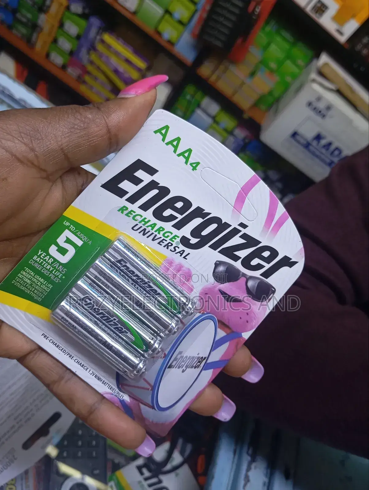 Triple Aaa Energiser Battery Rechargeable