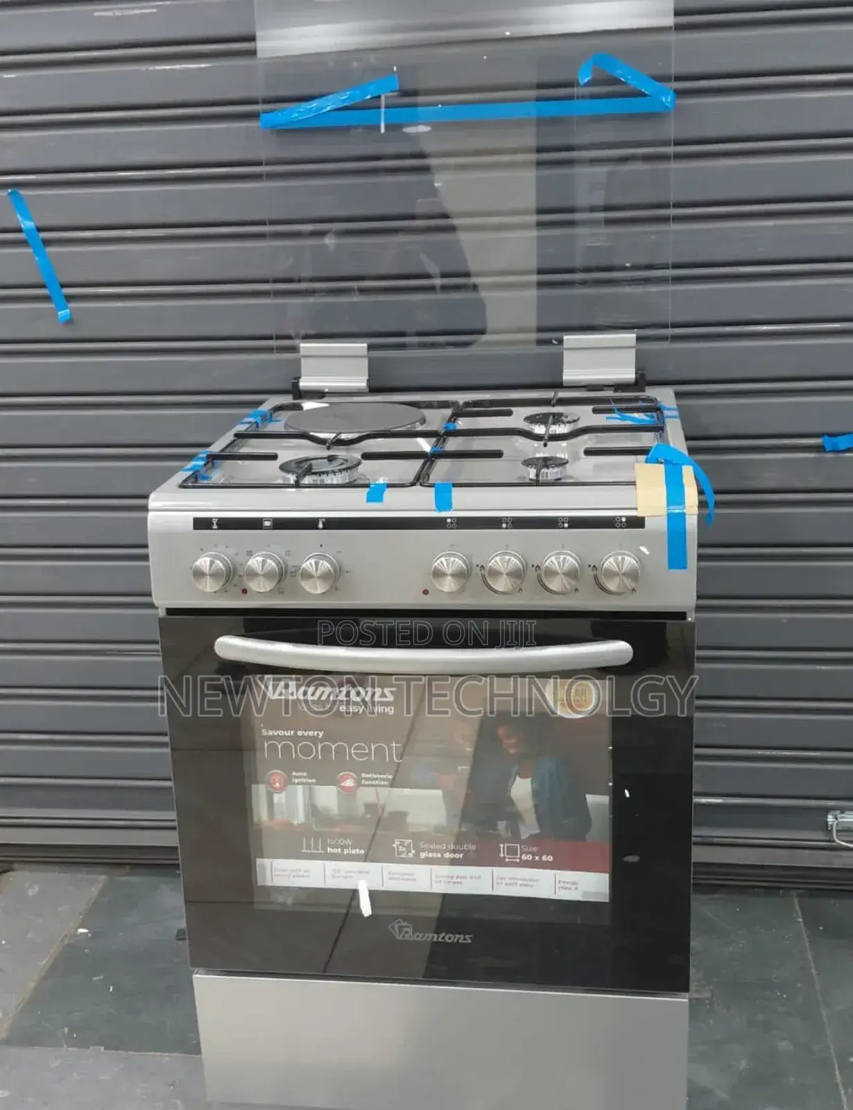 Ramtons 3g+1e 60x60 Silver Cooker