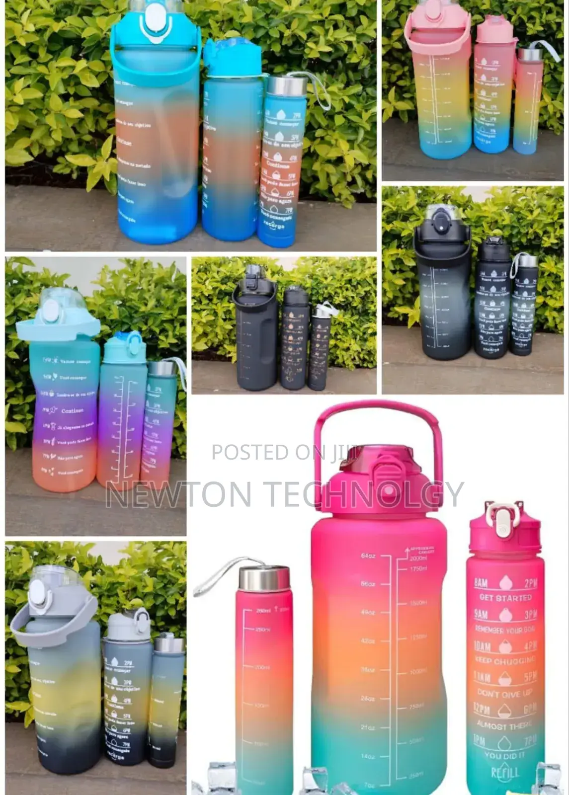 3in1 Water Bottle Set