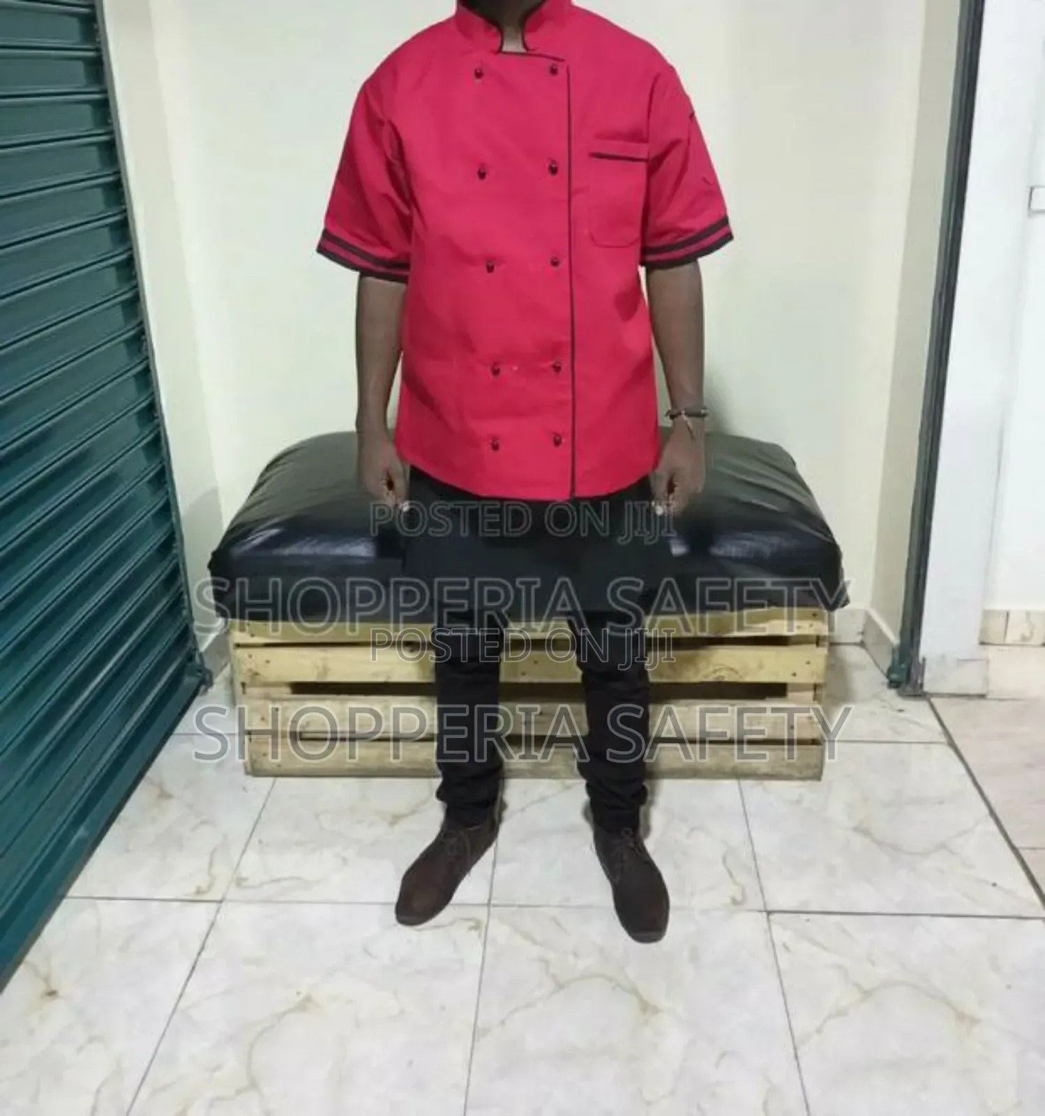 Customized Chef Jacket- Red