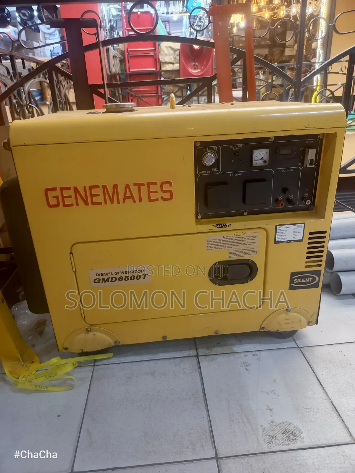 Genemates 7.5kva Slightly Used Deisel Silent Generator