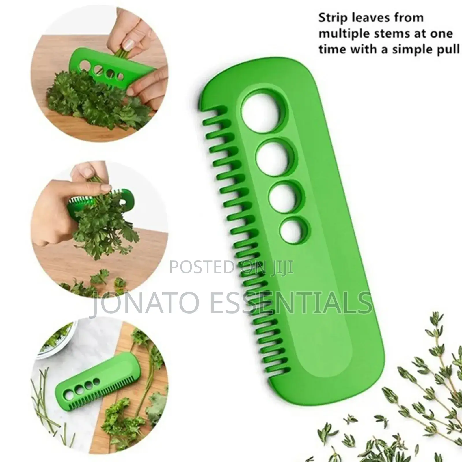 2 Piece Dhania or Coriander Stripping Comb Set