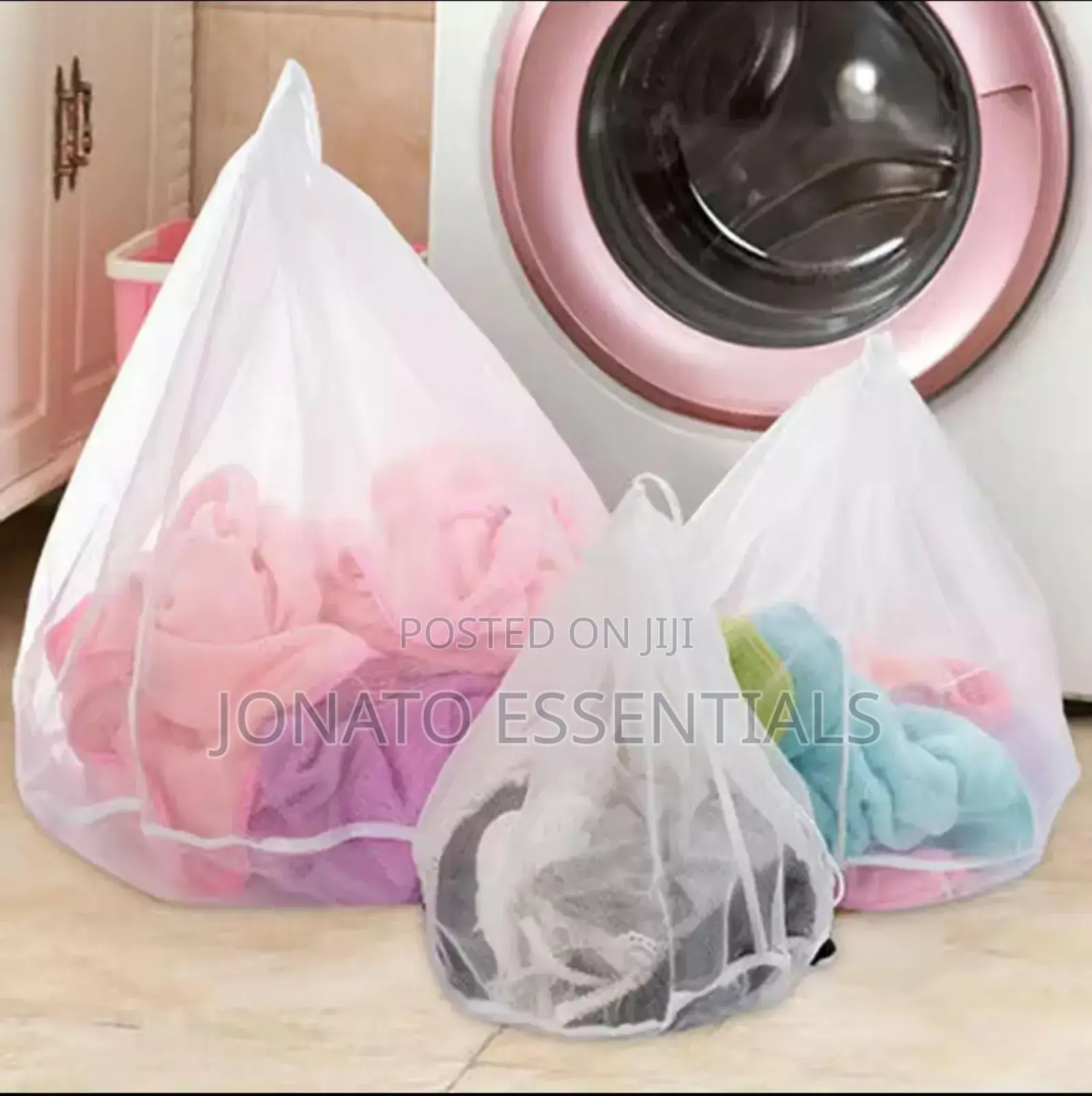 4-Piece Mesh Laundry Bag Set for Delicates