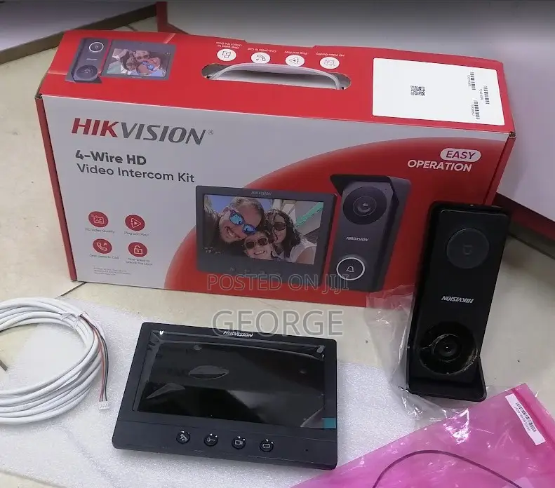 Brand Hikvision-4-Wire Hd Video Intercom Kit Model
