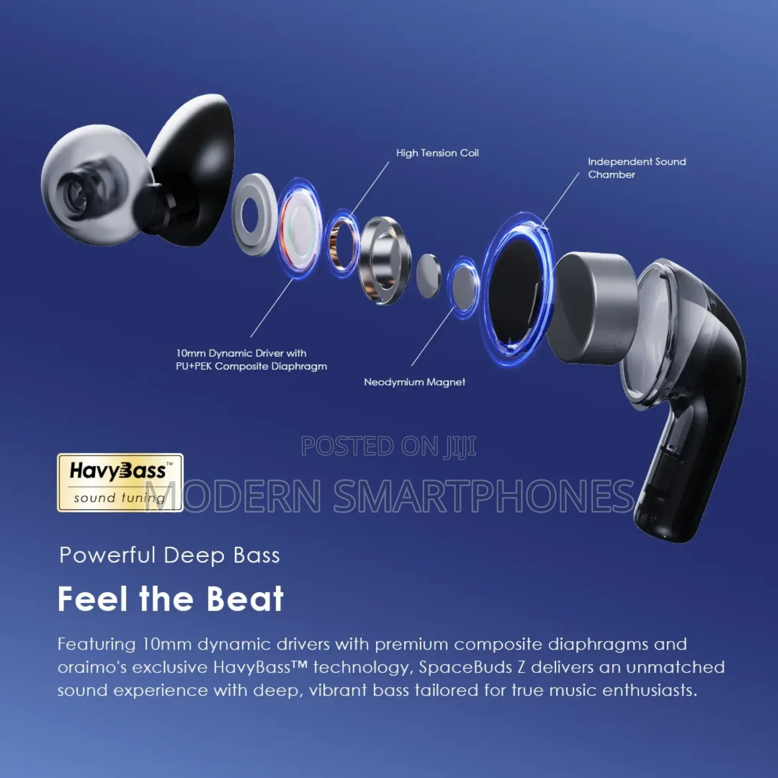 Oraimo Spacebuds Z Anc True Wireless Earbuds Spatial Audio