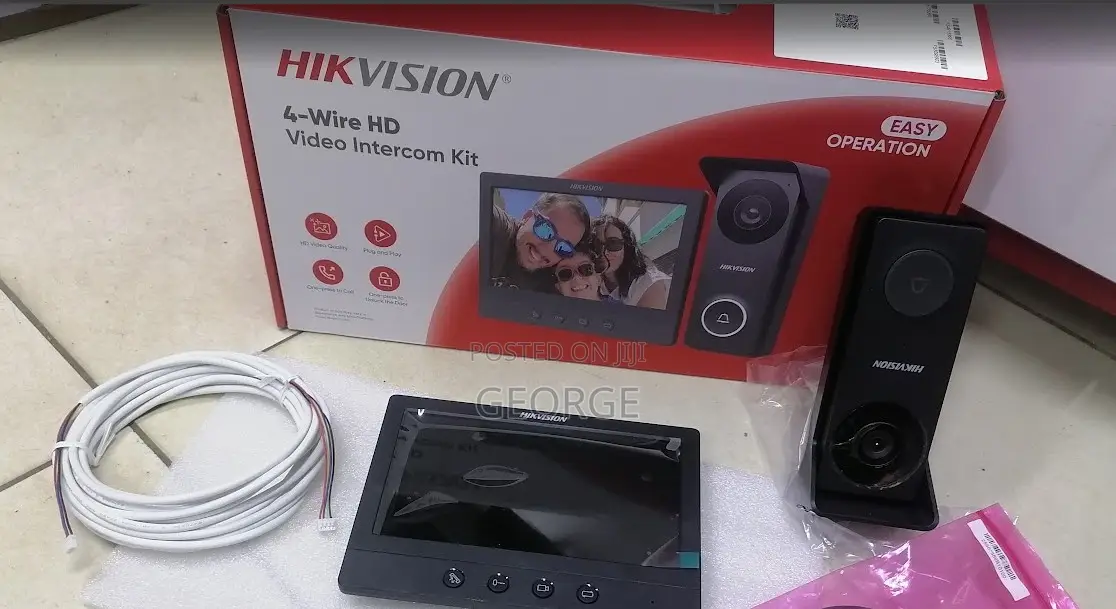 Optimal Performance 4-Wire Hd Video Intercom Kit Model