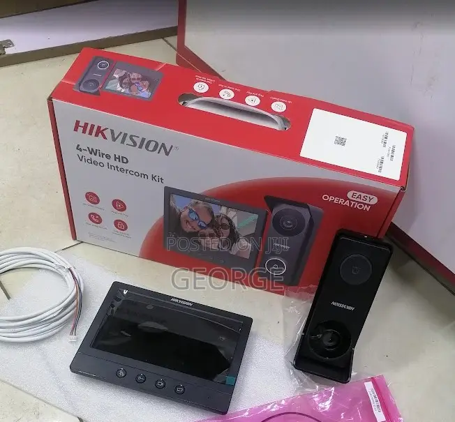 Dual-way 7 Inch Hikvision Video Door Bell