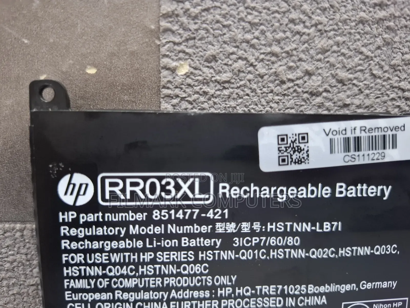 Genuine Rr03xl Battery For Hp Probook 430 440 450 470 G5