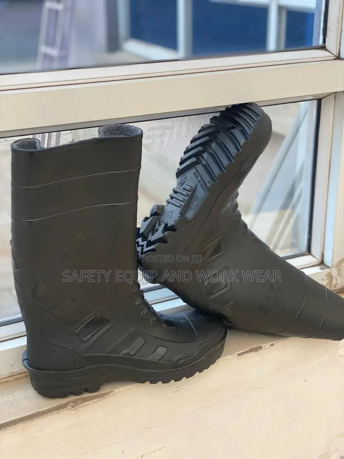 Ace Steel Toe Gumboots For Drainage Workers