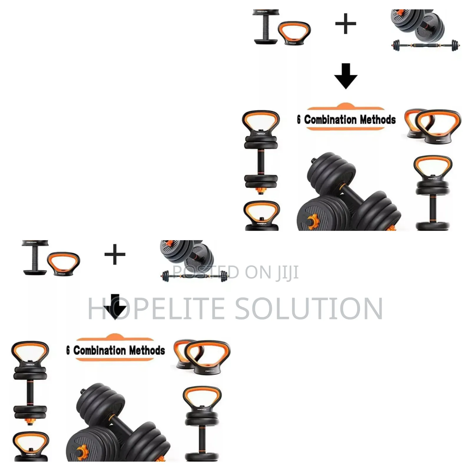 6in1 Adjustable Kettle Bell Weight