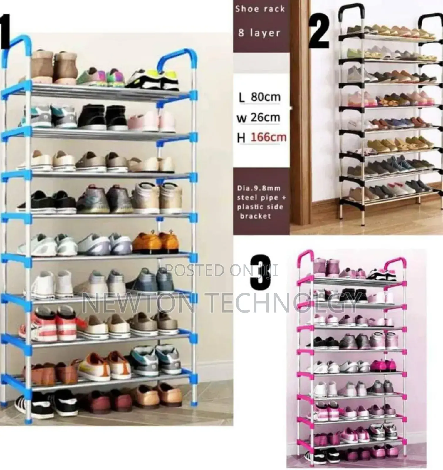 8 Tier Adjustable Shoerack
