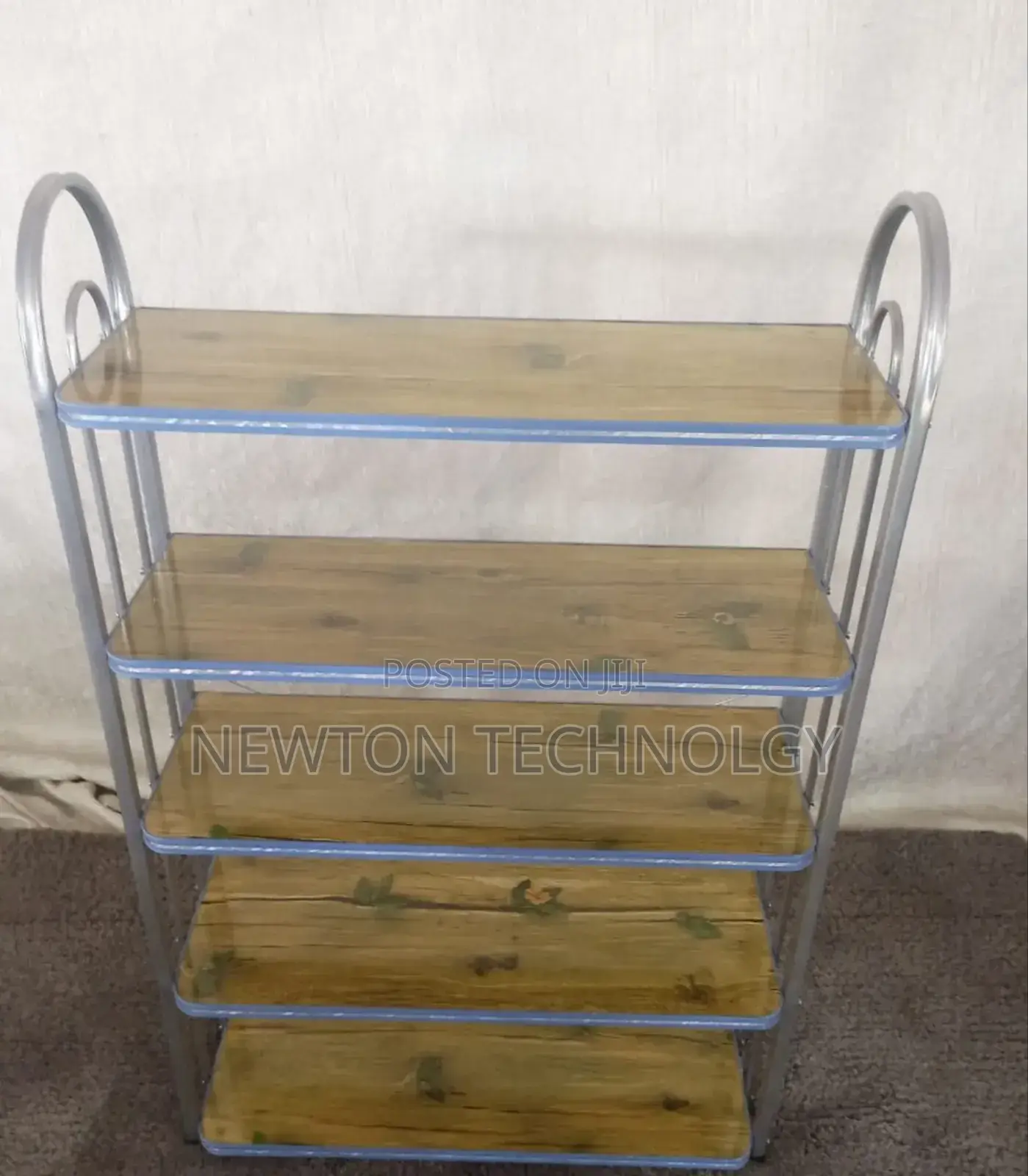 5 Tier Wooden Imported Shoe Rack