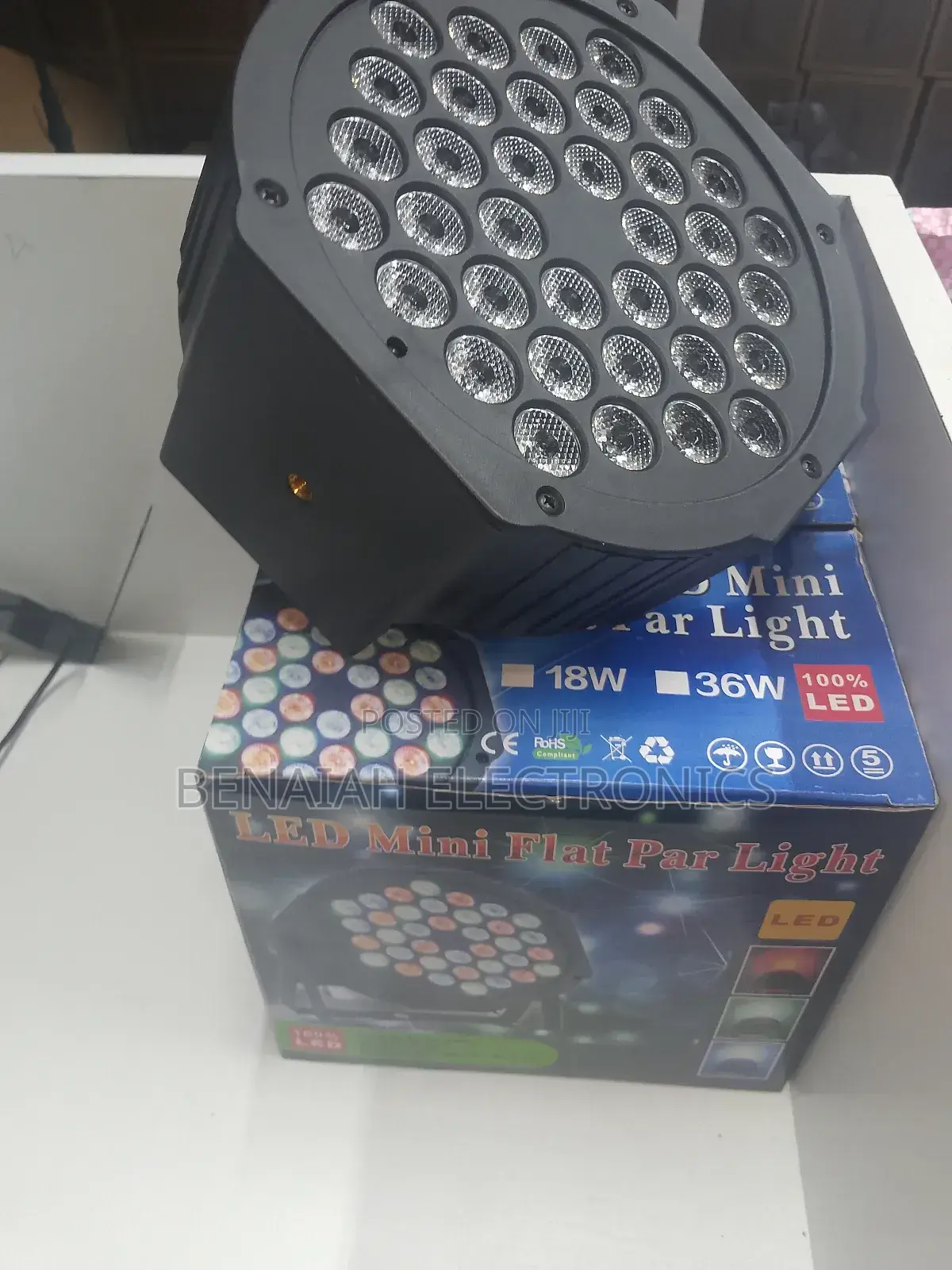 Stage Lighting Led Flat Per Light.Music Remote Activated,