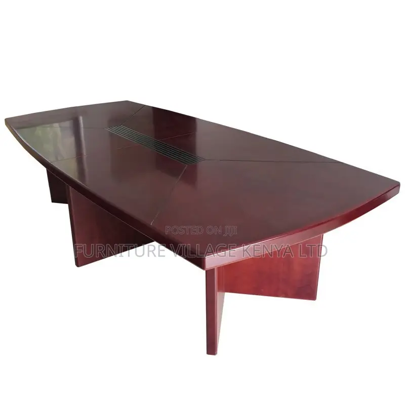 Office Table:240cm Reliable Mahogany Board Room Office Table