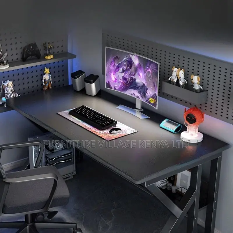 Office Desk:1.2 Meters Home Studying Desk-Steel Frame Base