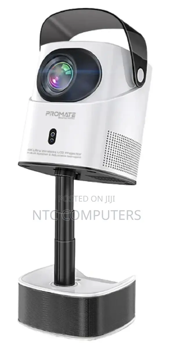 Promate Wireless Ultra Hd DLP Projector With Built-in Hi