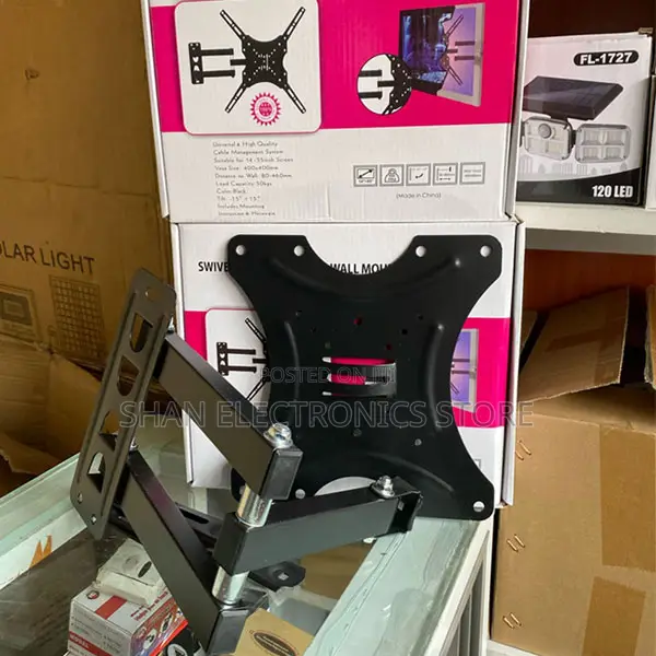 Black 14-55 Inch Movable LCD Wall Mount Bracket/Stand