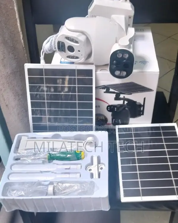4g Solar PTZ 6mp With Double Lens Camera