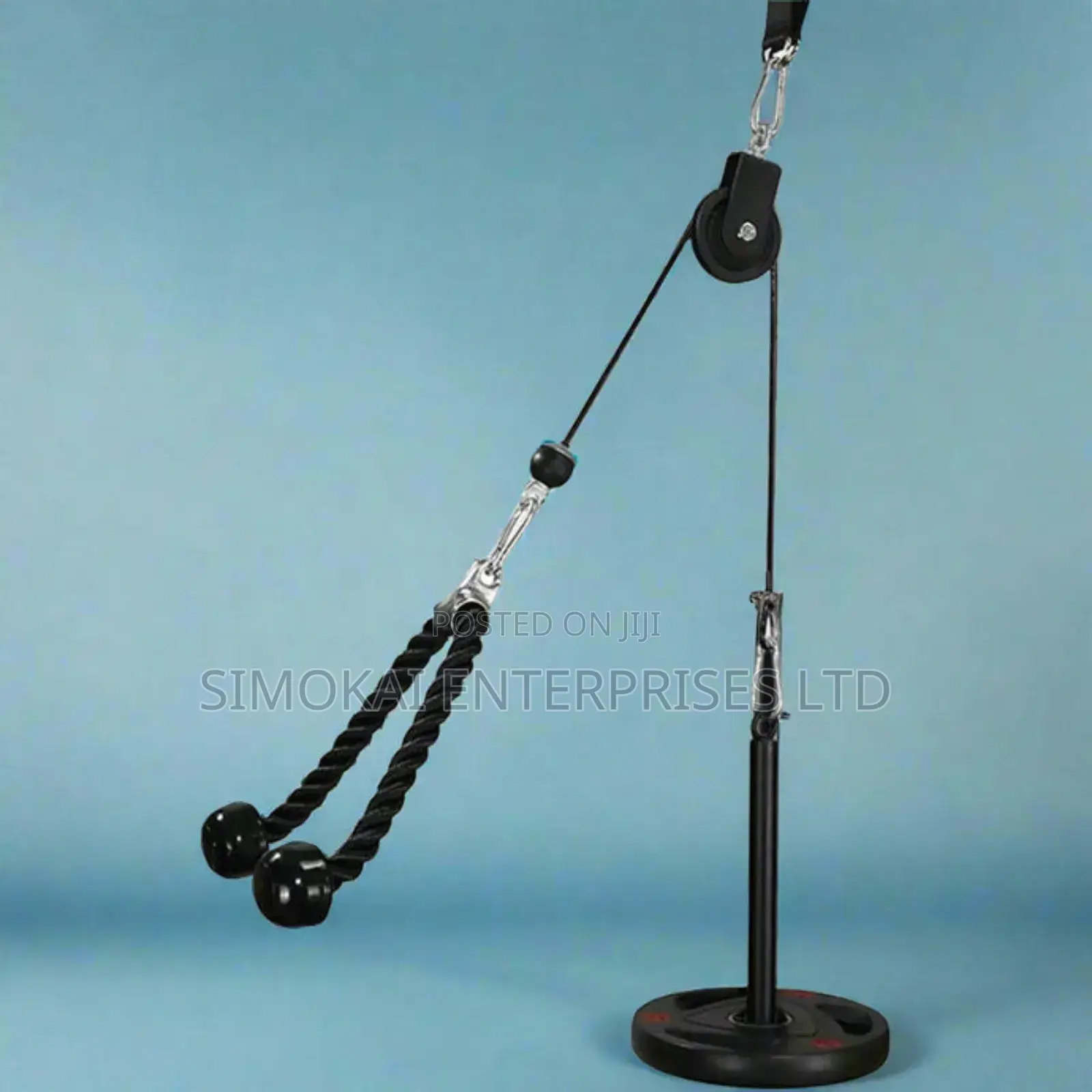 Home Gym Cable Pulley System With Silent Pulley, Tricep Rope