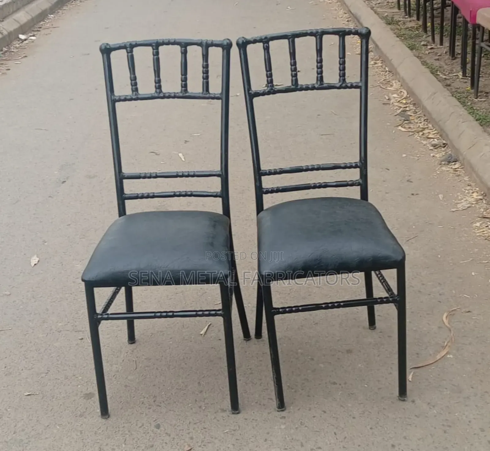 Restaurant/Hotel/ Event Chairs. Black Powder-Coated.